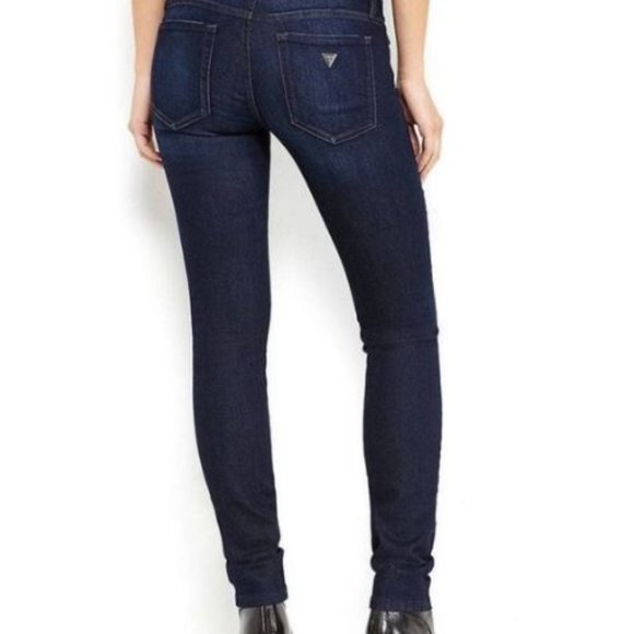 Guess Curvy Sophia dark Wash Skinny Jeans  Size 23 - Picture 15 of 15